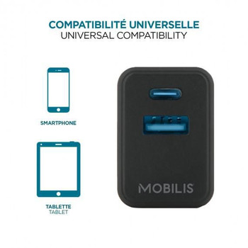 Mobilis 001362 Energia Charger - 30W Wall 001362