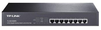TP-Link TL-SG1008PE 8-Port Gigabit Desktop PoE TL-SG1008PE