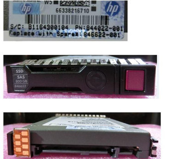 Hewlett Packard Enterprise 846622-001-RFB DRV SSD 800GB 12G SFF SAS WI-1 846622-001-RFB