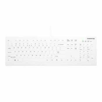 Cherry AK-C8112-U1-W/EU Ak-C8112 Keyboard Usb Qwerty AK-C8112-U1-W/EU