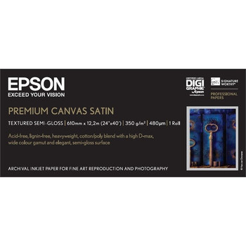Epson Premium Canvas Satin 24 x 122 m 350g/m�" C13S041847