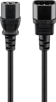 Goobay 50081-RFB Power Cable C14 to C13. 50081-RFB