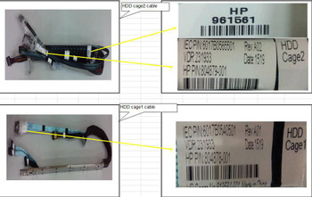 Hewlett Packard Enterprise 813584-001-RFB SFF drive cage cable assembly 813584-001-RFB
