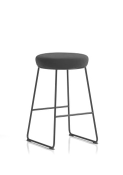 DYNAMIC  Turin Stool Black Frame Black Seat Pad DDTN01BLK