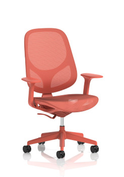 DYNAMIC  Tutti Mesh Task Operator Chair with Arms Corallo DDTUTTCOR