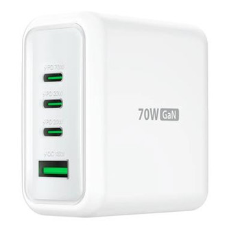 J5create 70W Gan Usb-C 4-Port Charger JUP4370EF-N