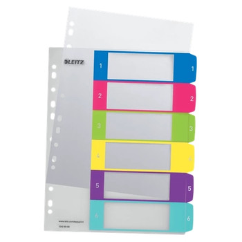 Leitz WOW Printable Index PP extra wide 12420000 12420000