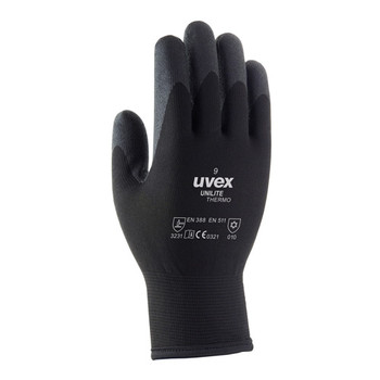 Uvex Unilite Thermo Gloves Black Size 7 60593-07