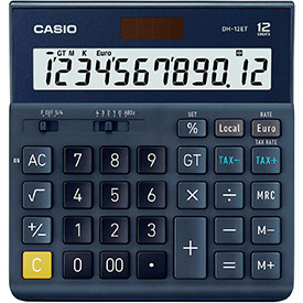 Casio DH-12ET 12 Digit Desktop Calculator DH12ET