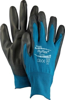 Ansell Hyflex 11-616 Glove Blue Size M AN11-616M