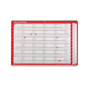 Sasco Aluminium Mounted Planner Track Pack of 2 20360 20360