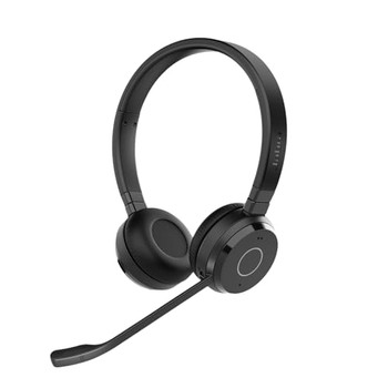Jabra Evolve 65 TE UC Stereo with Jabra LINK 390 USB-A and Charging Stand EVOLVE65TESUCUSBASTAND