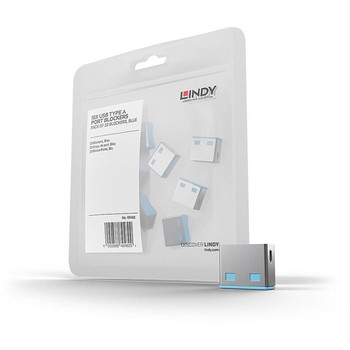 Lindy Usb Port Blocker Without Key Pack Of 10 Colour Code: Blue. Product Type: P 40462