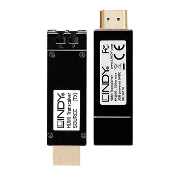 Lindy 300M Fibre Optic Hdmi 4K30 Extender. Type: Av Transmitter & Receiver Maxim 38170