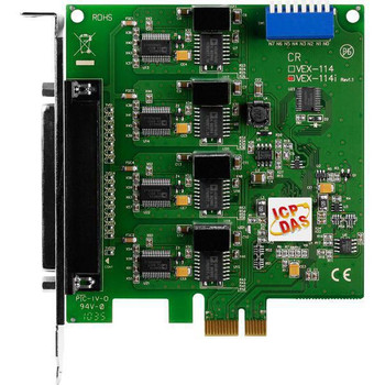 ICP DAS 50378 PCI EXPRESS KORT. 4 PORT RS-23 50378