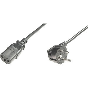 Digitus Mains Cable. Cable Length: 1.8 M Connector 1: Cee7/7 Connector 2: Iec C1 AK-440100-018-S