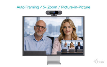 I-Tec Solomon Pro 900 4K Webcam. Megapixel Approx.: 8.29 Mp Maximum Video Resolu CAMSOLOMON4K900