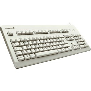 Cherry G80-3000 Black Switch Keyboard Corded Light Grey Usb/Ps2 Qwerty . Keybo G80-3000LPCGB-0