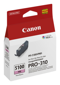 Canon Pfi-5100 Pm. Supply Type: Single Pack Colour Ink Volume: 14.4 Ml Printing 6957C001
