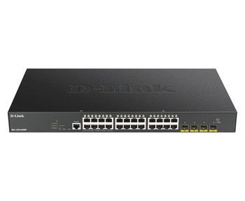 D-Link 24-Port Gigabit Poe Smart Managed Switch With 4X 10G Sfp+ 370Watts. Switc DGS-1250-28XMP