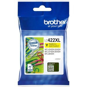 Brother LC422XLY. Supply Type: Single Pack Colour Ink Page Yield: 1500 Pages Pri LC422XLY