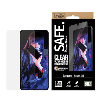 Panzer Glass Safe Screen Protector for Samsung Galaxy S26 for Widescreen Amoled SA18831