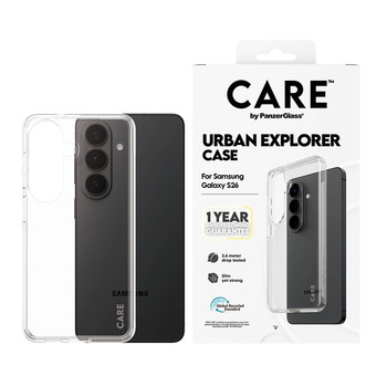 Panzer Glass Care Urban Explorer Case for Samsung Smartphone Transparent CR27180