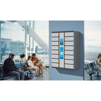 Manhattan Kiosk Ipad 11"/Phone Charging Cabinet Usb-C 30W 16-Bay Individual Comp 181334