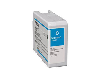 Epson Sjic55C. Supply Type: Single Pack Printing Colours: Cyan Quantity Per Pack C13T58C240