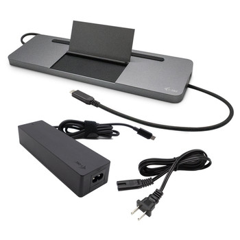 I-Tec Metal Sb-C Ergonomic 4K 3X Display Docking Station With Power Delivery 85 C31FLATPRO100UK