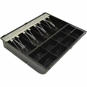 Apg Soma Ecd410 Cash Drawer Eur 4 Bill 8 Coin 2 Media Slot Steel Black 103 Mm He ECD410-BLK-8C5N