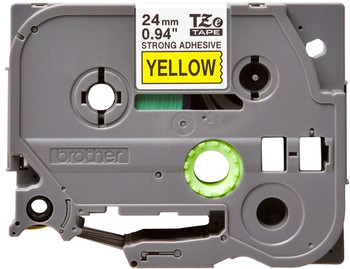 Brother P-Touch TZES651 Label Tape 25.40 Mm Width Thermal Transfer Black Yellow TZES651
