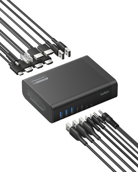 Belkin Connect Universal 16-In-1 Triple Display. Connectivity Technology: Dockin INC029KQBK