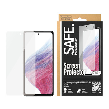 Panzer Glass Safe Tempered Glass Screen Protector for Galaxy A53 5G Galaxy A52S SAFE95057