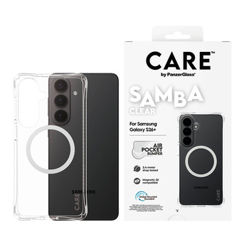 Panzer Glass Care Case for Samsung Smartphone Transparent White CR51003