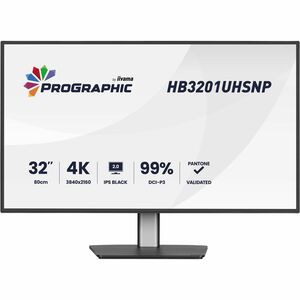 Iiyama Pro Graphics HB3201UHSNP-B1 32" Class 4K Uhd Led Monitor 16:9 Matte Black HB3201UHSNP-B1