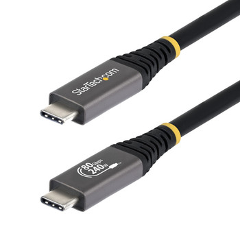 Startech  1M 3.3Ft Usb4 Cable 80Gbps Usb-If Certified Usb-C Cable 240W 8K 120Hz/ CC1M80GUSB4CABLE