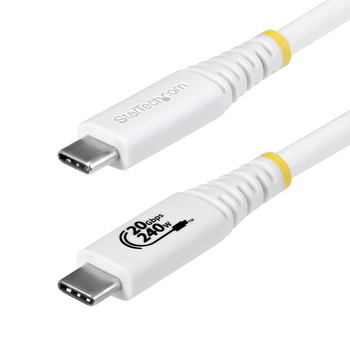 Startech  2M 6.6Ft Usb4 Cable 20Gbps Usb-If Certified Usb-C Cable 240W Pd Epr 4K CC2M20GUSB4TPW