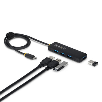 Startech  4-Port Usb-C Hub 5Gbps Bus Powered Usb-C To 4X Usb-A Mini Hub Extra Lo H5C4A-USB-HUB-2