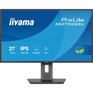 Iiyama Prolite XB2792QSU-B1 27" Class Wqhd Led Monitor 16:9 Matte Black 68.6 Cm XB2792QSU-B1