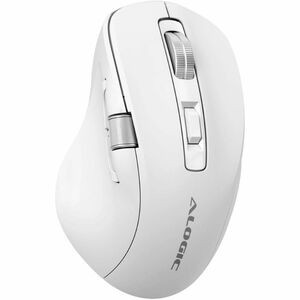 Alogic Apex Mouse Bluetooth/Radio Frequency 7 Programmable ButtonS White Wireles AMBT7KWH