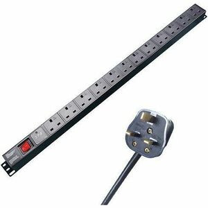 Group Gear Connektgear Pdu 12 X  13 A 230 V Ac Input Surge Protection Spike Pr 27-12030S/UK/RM
