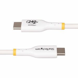 Startech 2M White Usb-C Charging Cable Usb-If Certified Usb C Cable 240W Pd Epr USB2EPR2MW