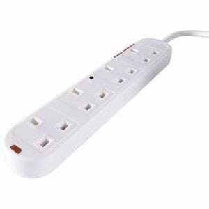 Group Gear Connektgear Surge Suppressor/Protector White  Bs1363 Plug 4 X Bs 13 27-4050S