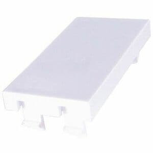 Group Gear Connektgear Blanking Plate 5 Cm Height X 2.5 Cm Width White 90-0104
