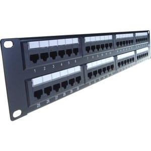 Group Gear Connektgear 48 PortS Network Patch Panel Black 48 X Rj-45 2U High 19" 90-0046