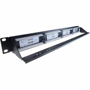 Group Gear Connektgear 24 PortS Network Patch Panel Category 6 Twisted Pair Blac 90-0030/LB