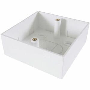 Group Gear Connektgear Mounting Box for Faceplate White 1 90-0101