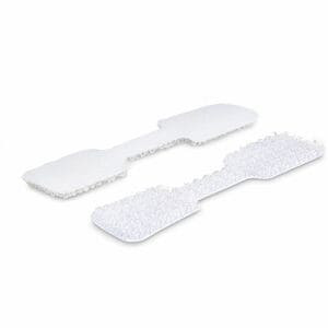 Startech 3.5In 9Cm Cable Labels 100 Pack White Hook-To-Hook Cable Tags Write-On CABLE-TAG-HLWH
