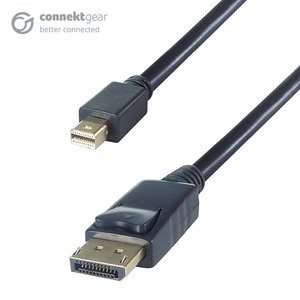 Group Gear Connektgear 2M Mini Dp To Dp Cable M-M Gold Connectors 26-7188